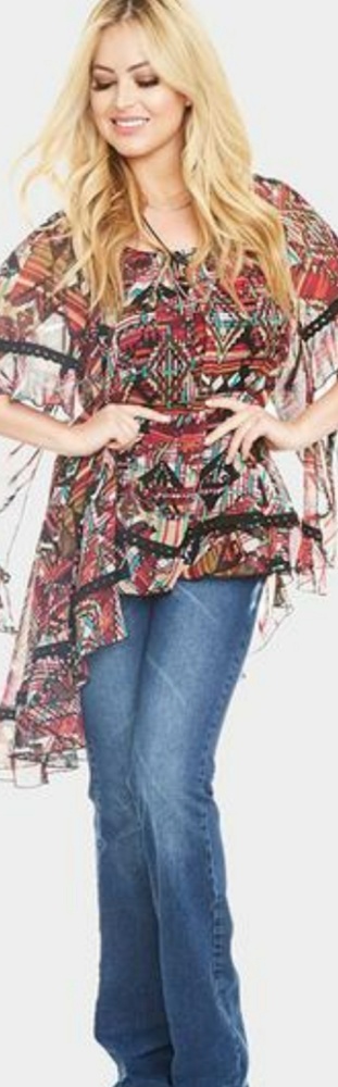 2tee Tunic NWOT Sz S fits sz 6 to 10